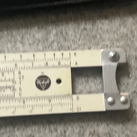 VTG 1959 PICKETT MODEL N1010-T  SLIDE RULE AND CASE - Picture 5 of 5